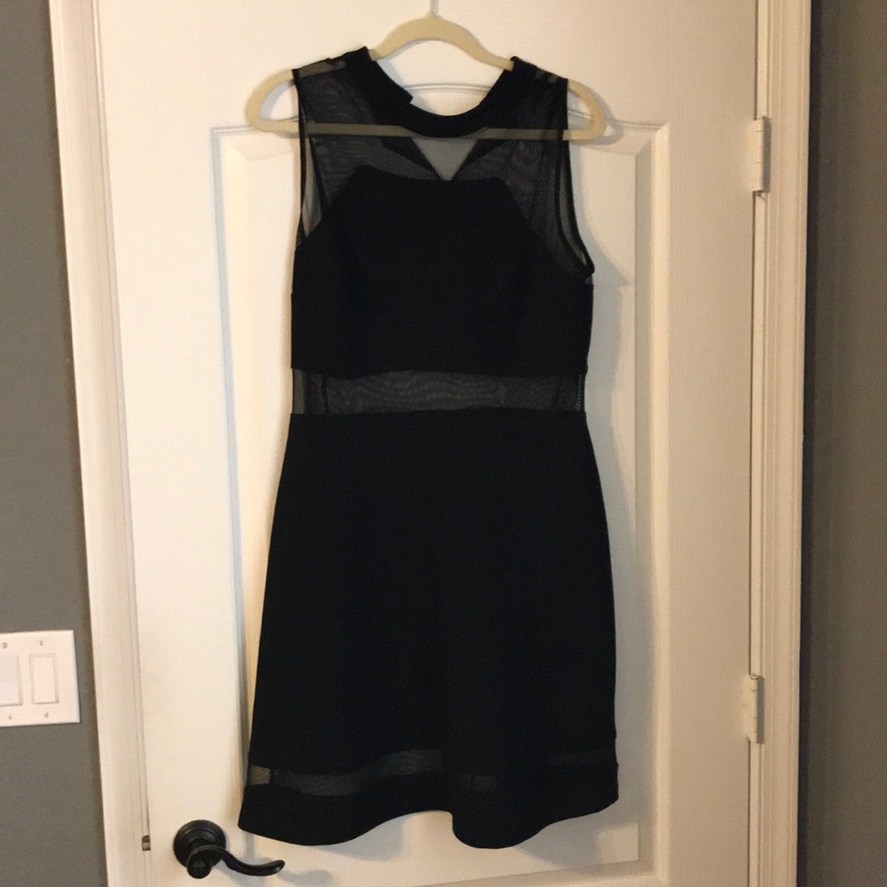 Mesh Black Dress